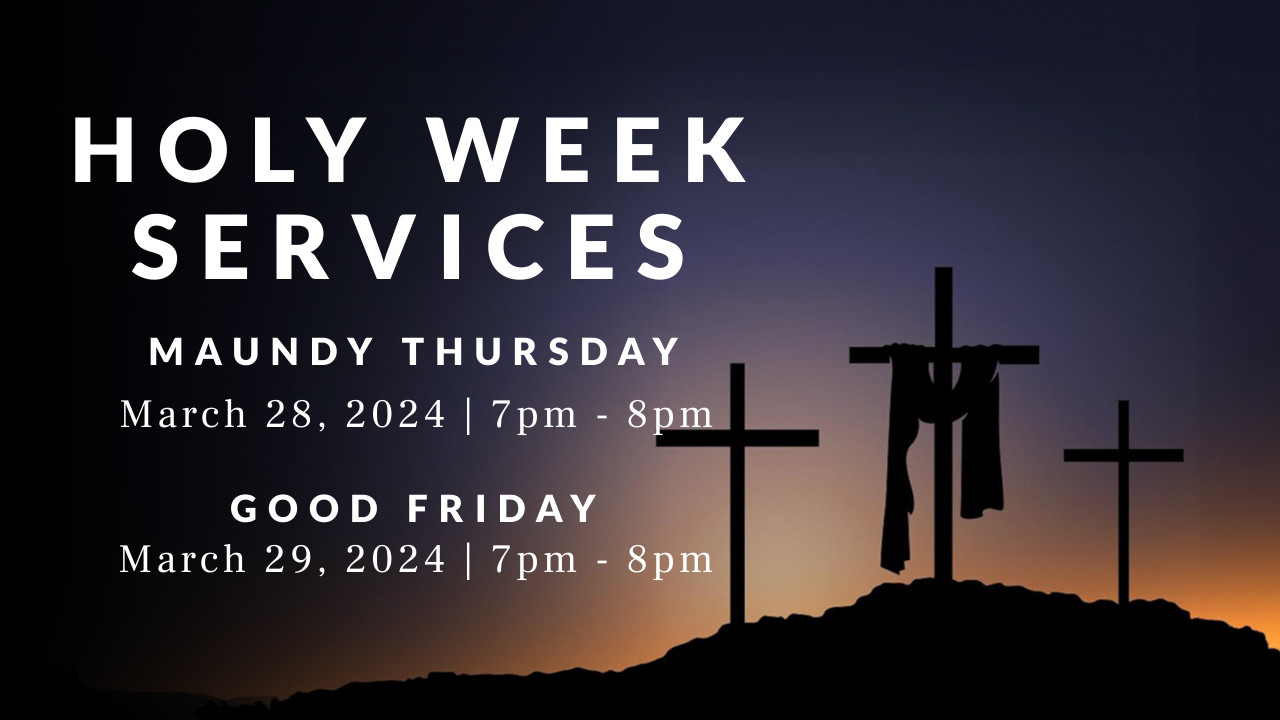 Holy Week Services-High-Quality